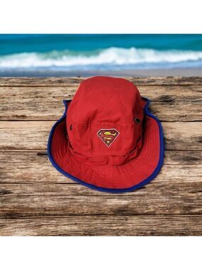 Superman Bucket Hat - Excellent Condition - One Size